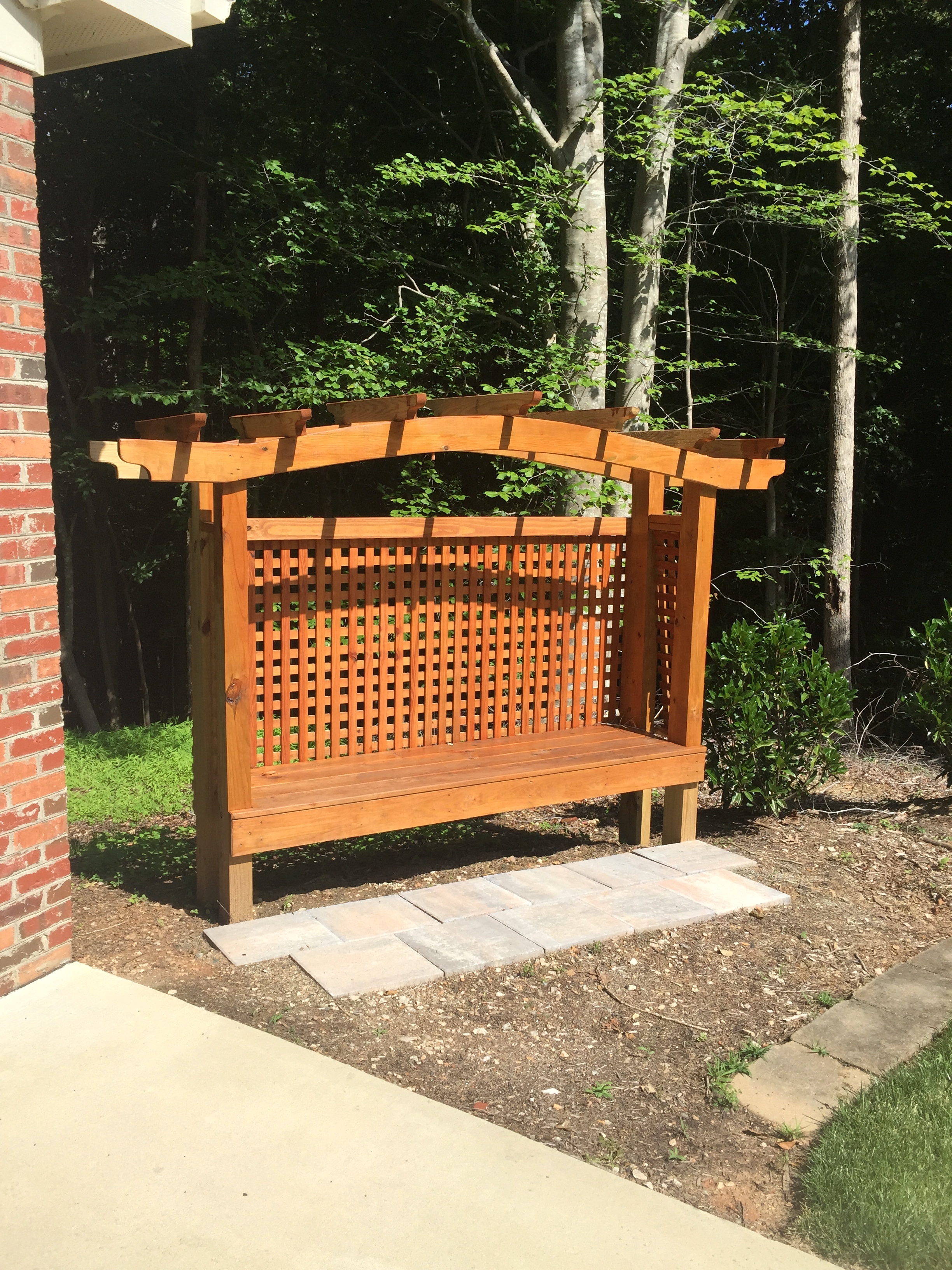 Complete landscape installation with irrigation system