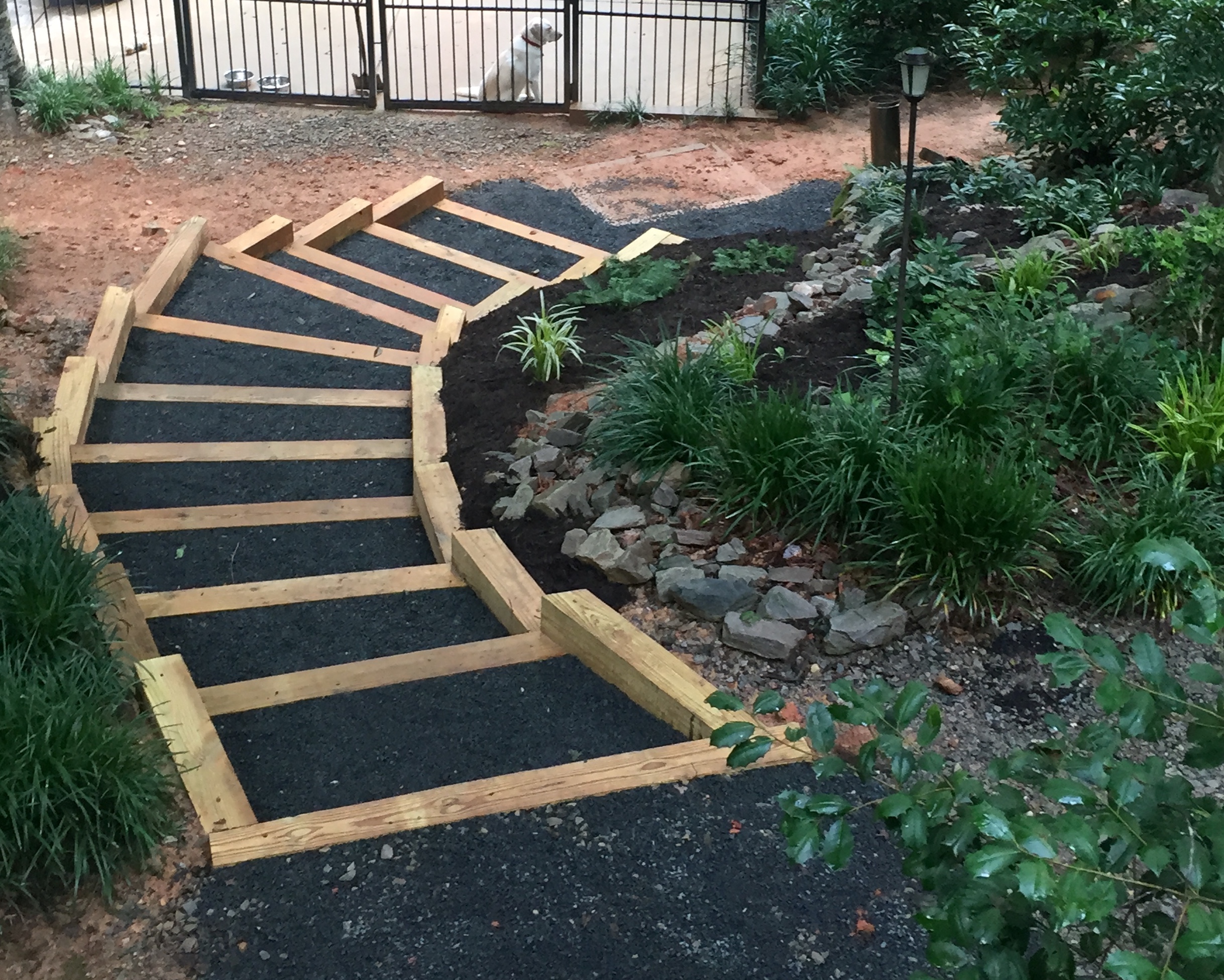 Water features and decorative pond installation